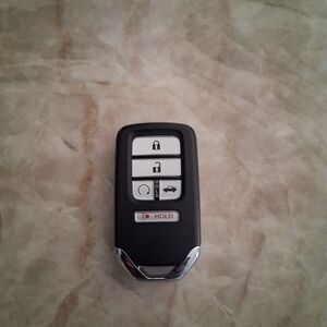 Black and Silver Key Fob